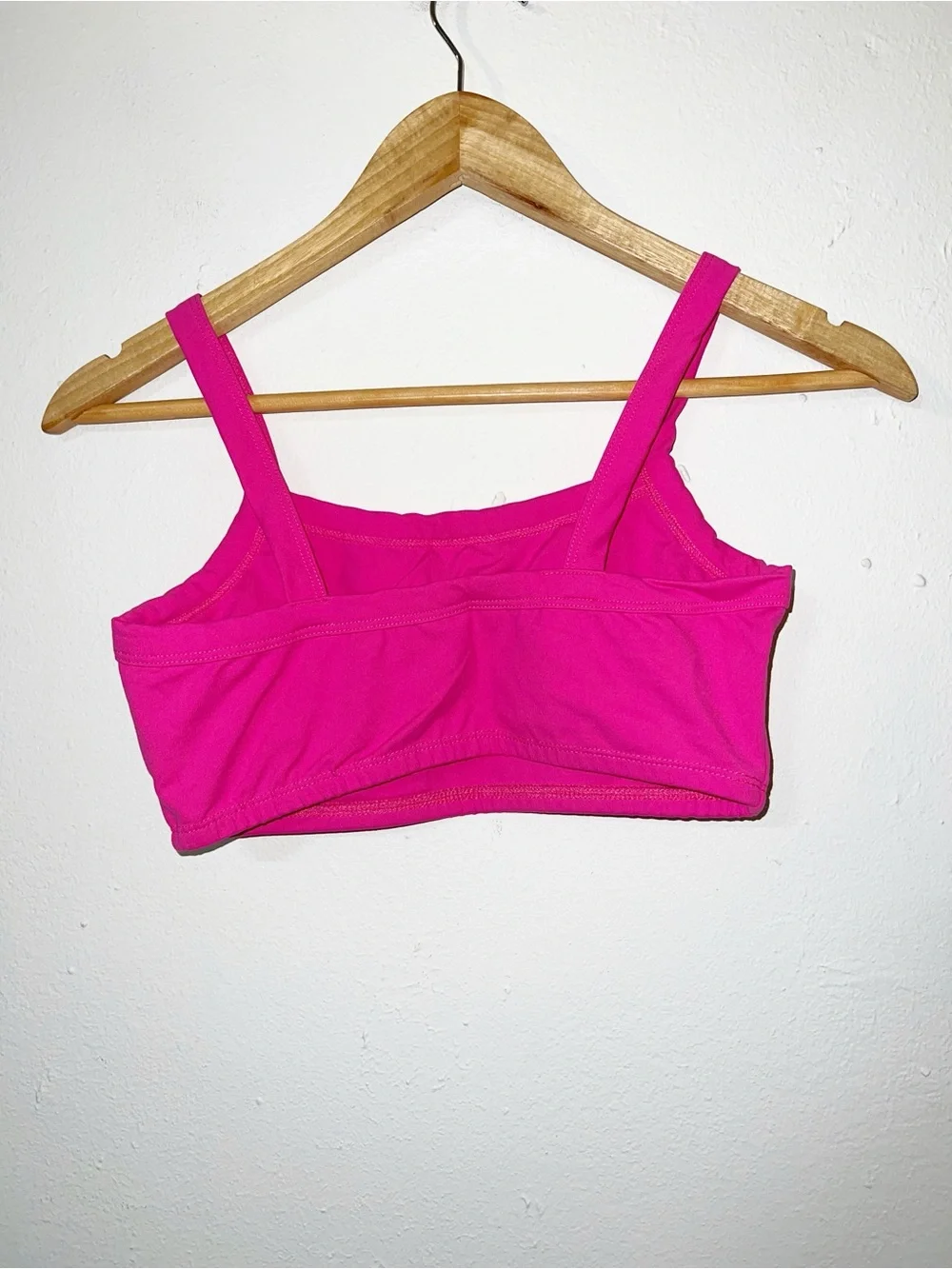 Thirty Years Hot Pink Women's Bralette Light Support Sports Bra - Picture 3 of 6